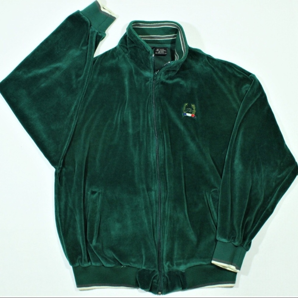 Christian Dior Monsieur Vtg Velvet track Jacket M